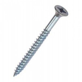 Countersunk Zp Screws, Pack of 10 - 3.5x20mm
