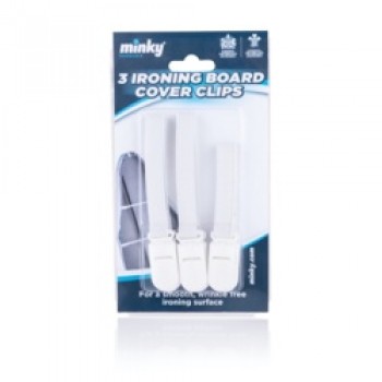 Ironing Board Cover Clips - Pack 3