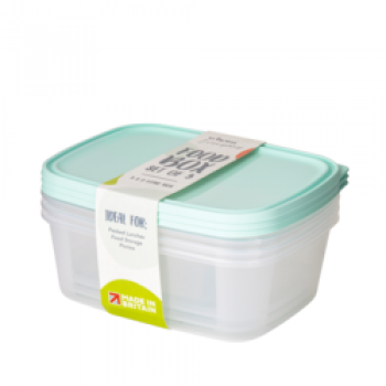Everyday Clear Food Boxes Set 3 - 2L