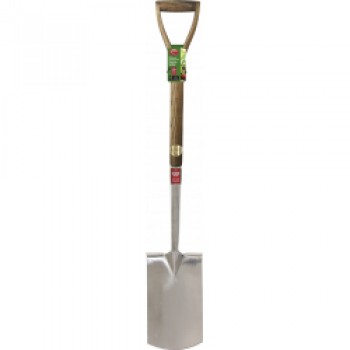 Ash Handle Stainless Steel Digging Spade - Length: 105cm Ash Handle Stainless Steel Digging Spade - Length: 105cm