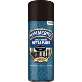Metal Paint 400ml Aerosol - Hammered Black