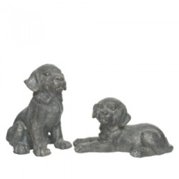 Poly Magnesium Dog - Antique Copper