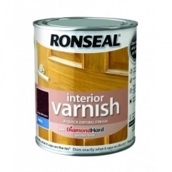 Interior Varnish Satin 250ml - Deep Mahogany
