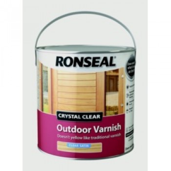 Crystal Clear Outdoor Varnish 2.5L - Satin Crystal Clear Outdoor Varnish 2.5L - Satin