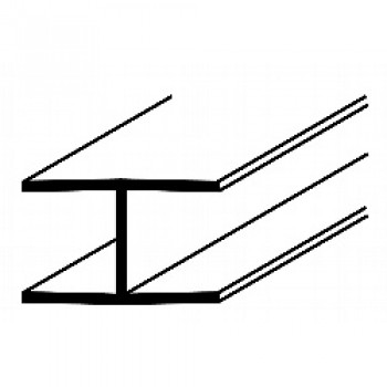 H Section White S - 12mm x 3m