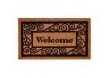 Welcome Grey Coco Doormat - 40 x 70cm