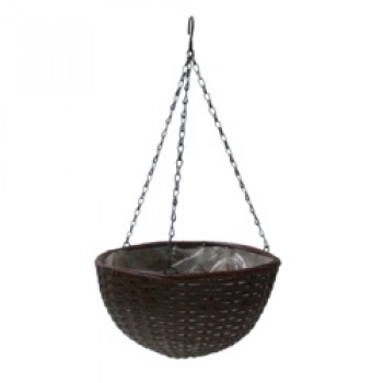 Polyrattan Hanging Basket - 14 Polyrattan Hanging Basket - 14