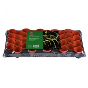 Growing Tray - With 40 Round Pots Growing Tray - With 40 Round Pots