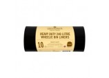 Wheelie Bin Liners 240L - Pack 10