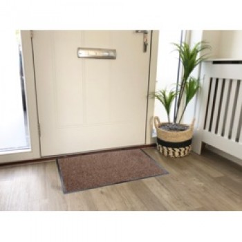 Dirt Guard Absorbent Barrier Doormat 50 x 80cm - Light Brown