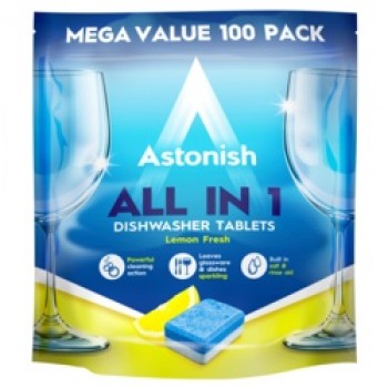 All In 1 Dishwasher Tablets - 100 Tabs