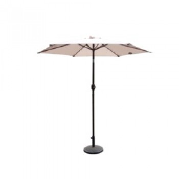 3m Crank & Tilt Parasol - Beige 3m Crank & Tilt Parasol - Beige
