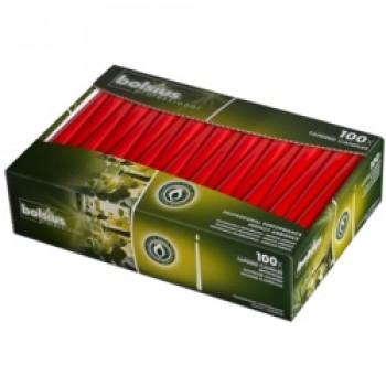 Tapered Candles Box 100 - Red