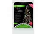 1500 LED Multi Action Treebrights With Timer - White/Warm White/Green