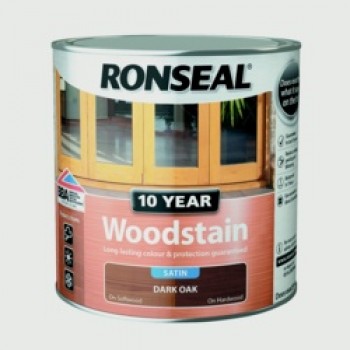 10 Year Woodstain Satin 750ml - Dark Oak