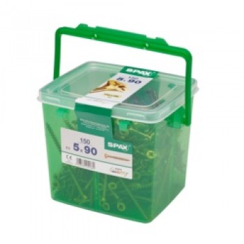 Yellox Woodscrews - 5 x 90mm 150 Piece