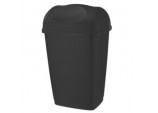Swing Top Bin 50L - Black