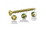 Woodscrews With Yellox Coating - Box 200 4.0mm x 45mm