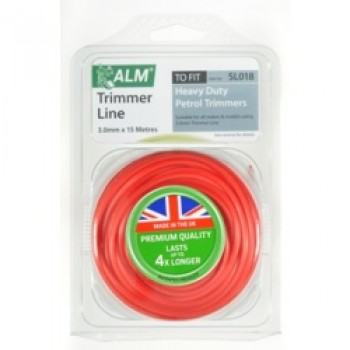 Trimmer Line - Red - 3.0mm x 15m Trimmer Line - Red - 3.0mm x 15m