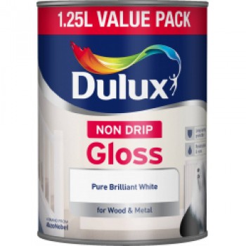 Non Drip Gloss 1.25L - Pure Brilliant White