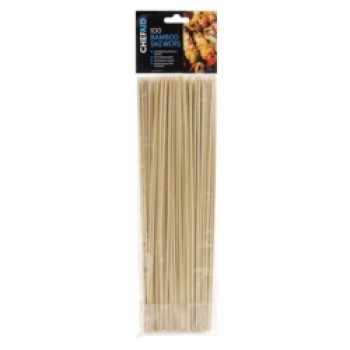 Bamboo Skewers - 25.5cm - Pack of 100 Bamboo Skewers - 25.5cm - Pack of 100