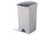 Lift Top Bin - 48L Metallic
